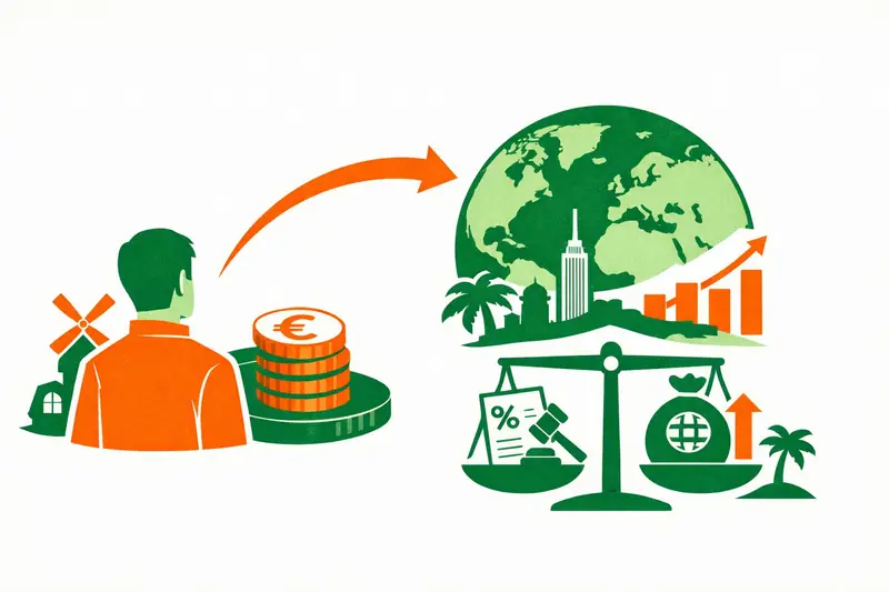Beleggen in buitenland met euro uit Nederland: praktische gids