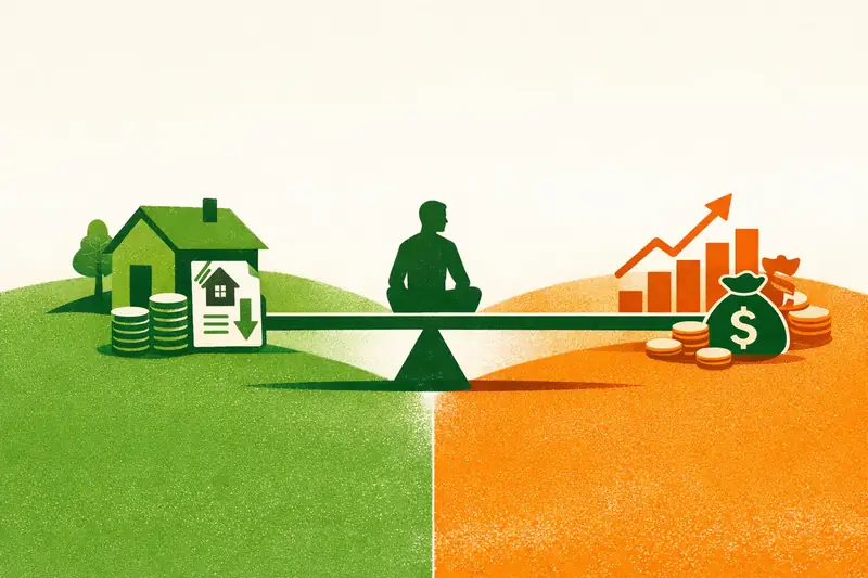 Hypotheek aflossen of beleggen: wat is financieel slimmer?