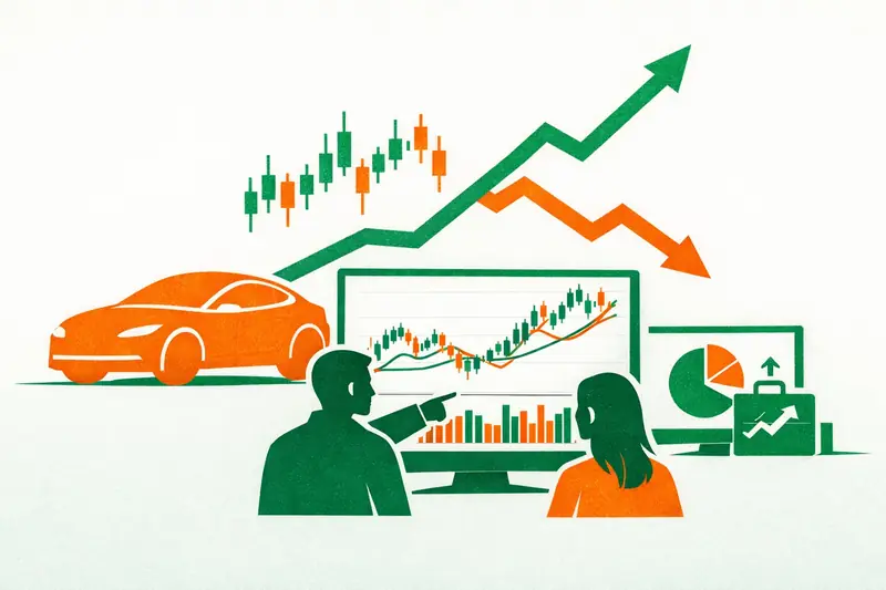 Tesla aandelen grafiek: actuele koers en trends analyseren
