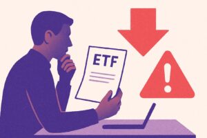 waar kan de belegger informatie vinden over het risico in een etf als bepaald door de uitgever?